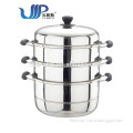 Multi- purpose food steamer pot (three layers)